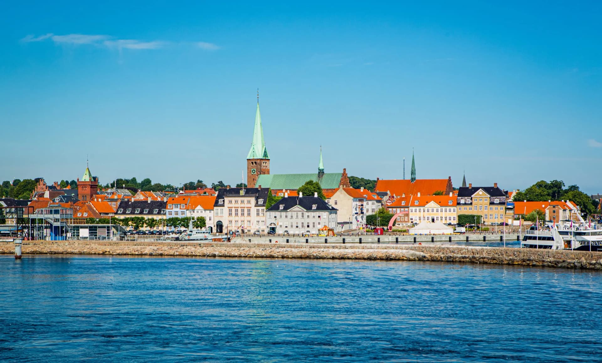 View over Elsinore from Ferry 5