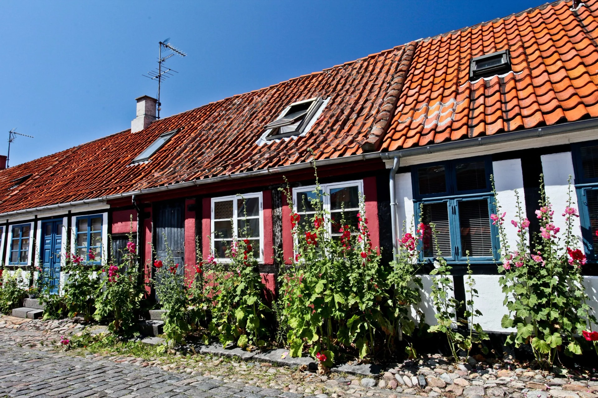 Rowhouses in Roenne
