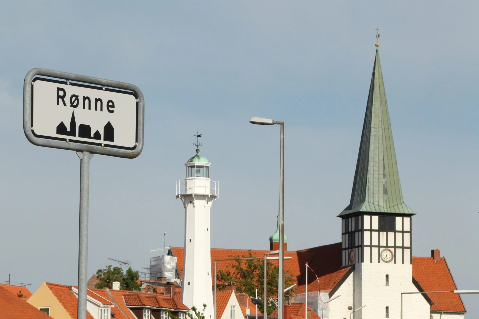 View of Rønne Bornholm