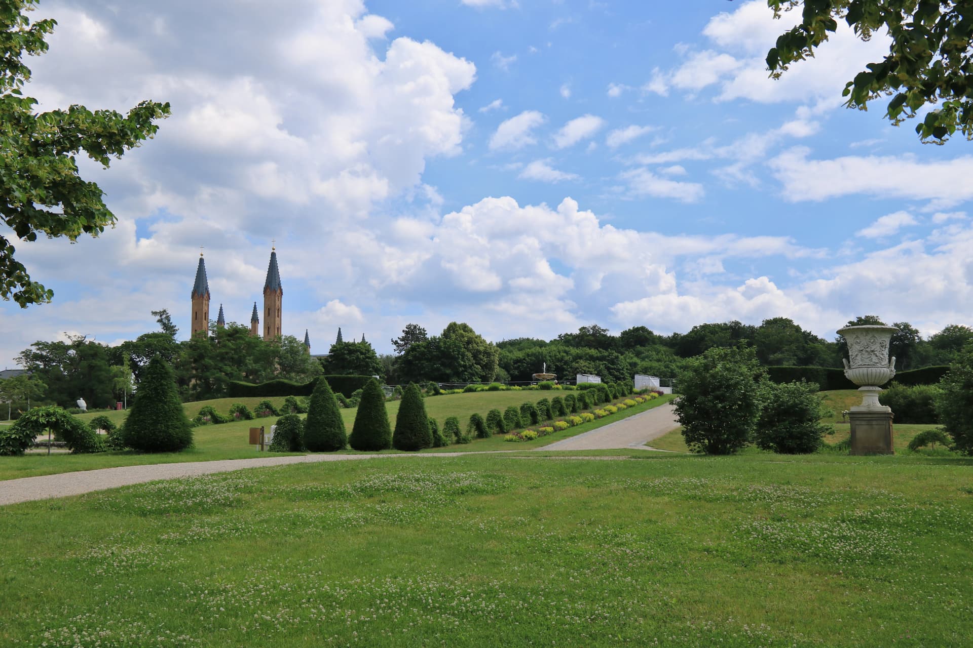 Schlossgarten Neustrelitz in Mecklenburg-Vorpommern